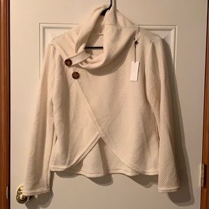 Cowl Neck Sweater - Sz L